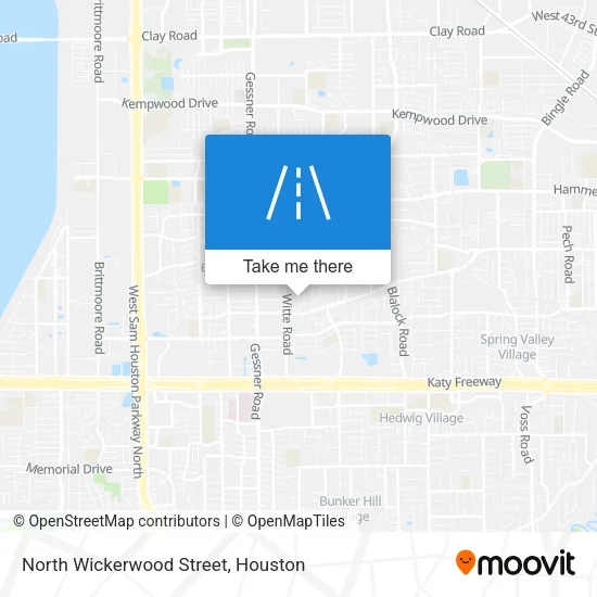 North Wickerwood Street map