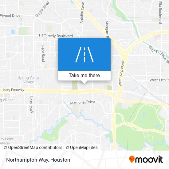 Northampton Way map