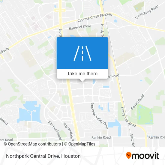 Northpark Central Drive map