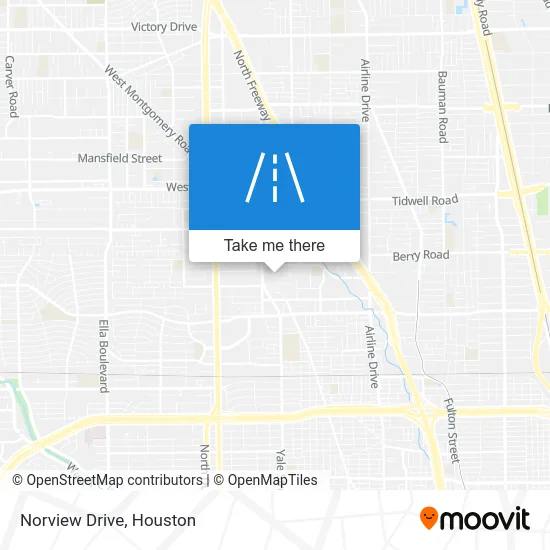 Norview Drive map