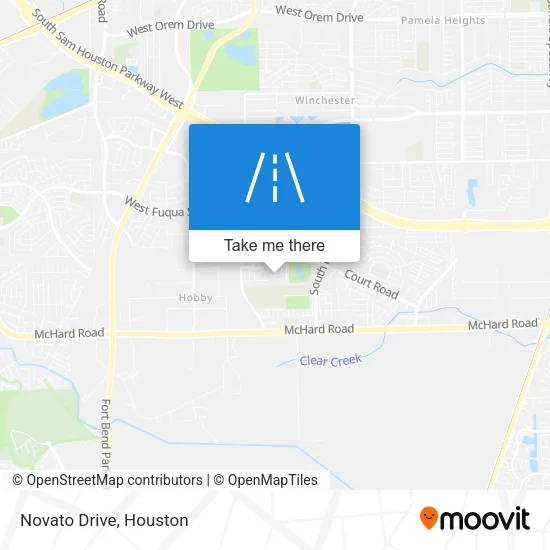 Novato Drive map