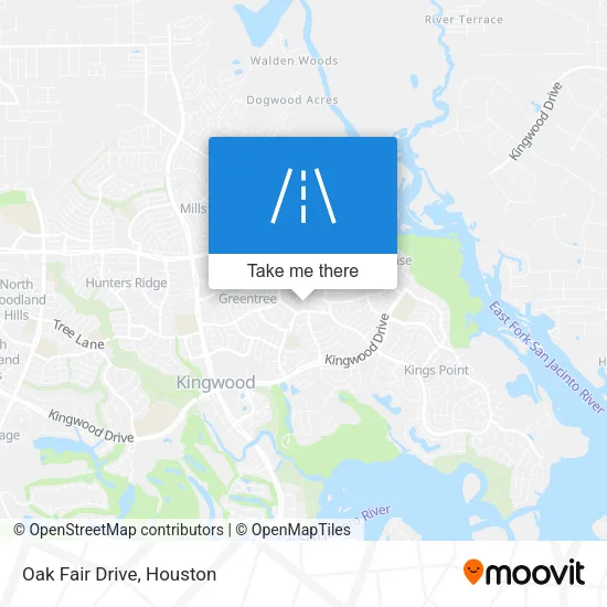 Oak Fair Drive map