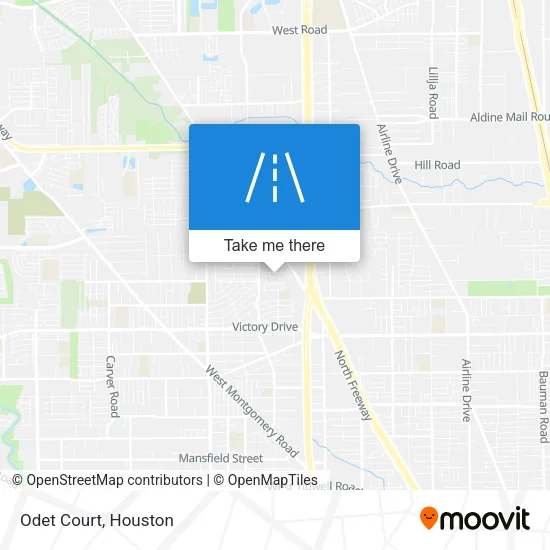 Odet Court map