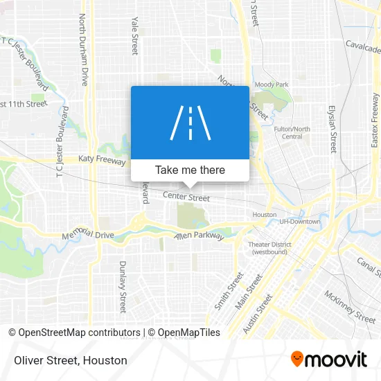 Mapa de Oliver Street