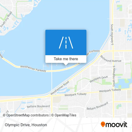 Olympic Drive map