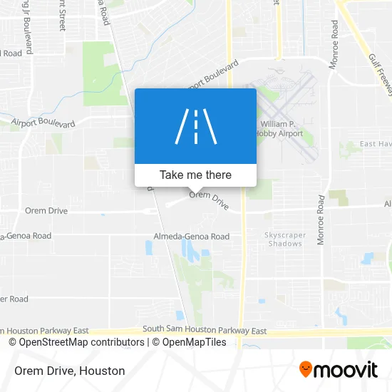 Orem Drive map