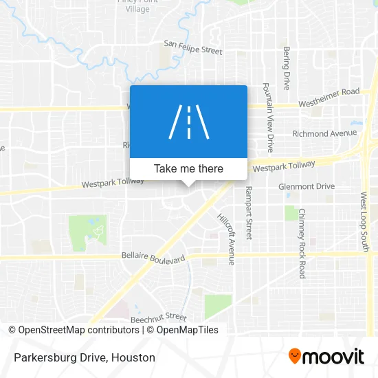 Parkersburg Drive map