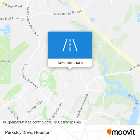 Parksley Drive map