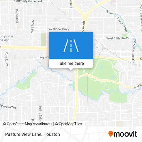 Pasture View Lane map