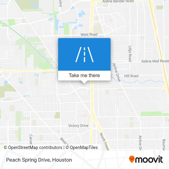 Peach Spring Drive map