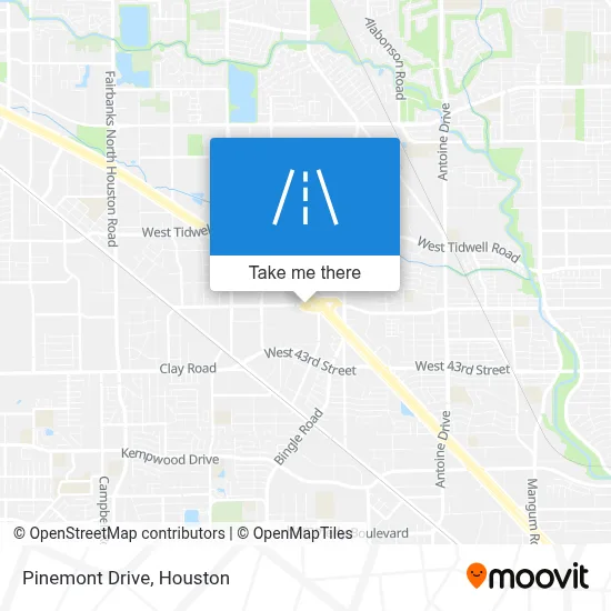 Pinemont Drive map