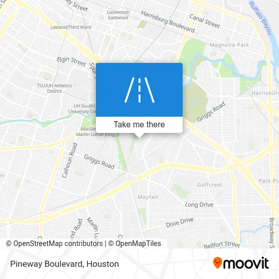 Pineway Boulevard map