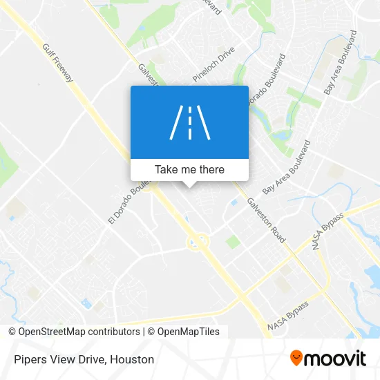 Pipers View Drive map