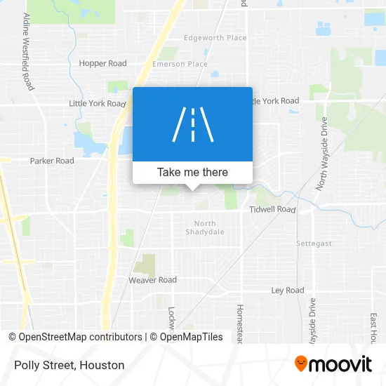 Polly Street map