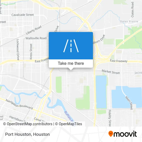 Port Houston map