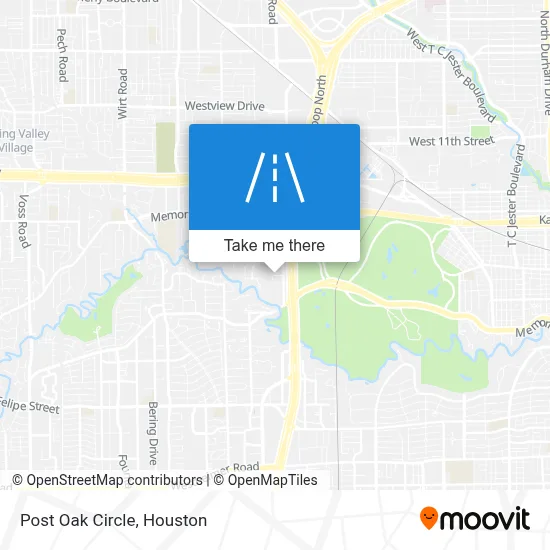 Post Oak Circle map