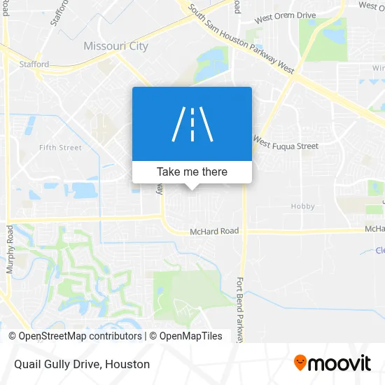 Quail Gully Drive map