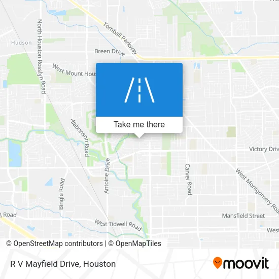R V Mayfield Drive map