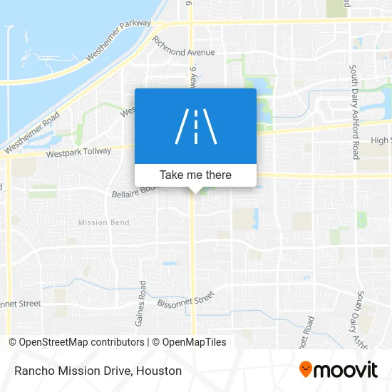 Rancho Mission Drive map