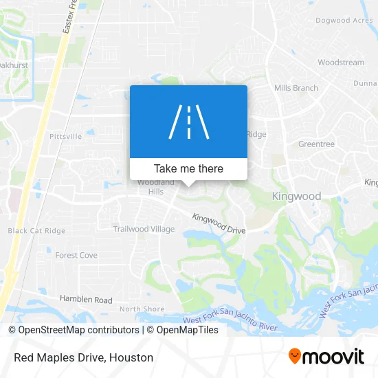 Red Maples Drive map