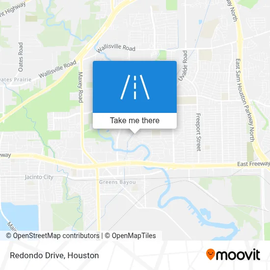 Redondo Drive map