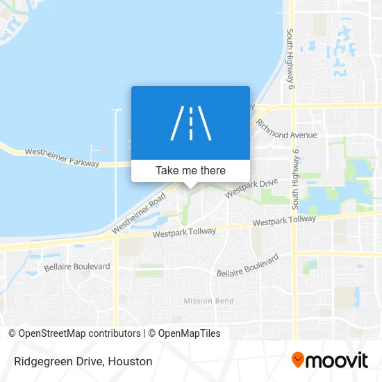 Ridgegreen Drive map
