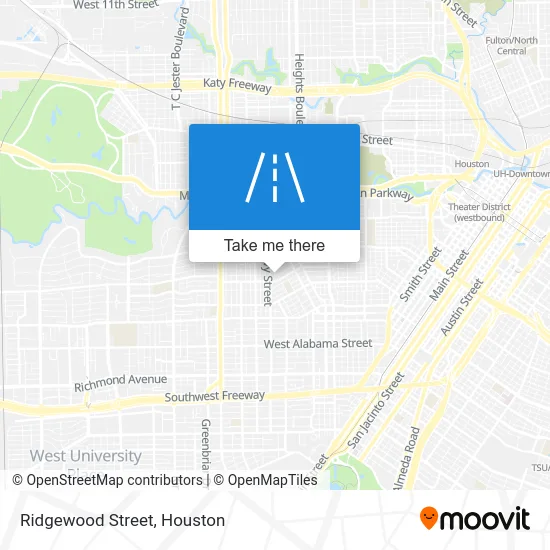 Ridgewood Street map