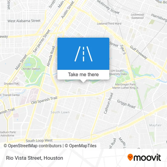 Rio Vista Street map