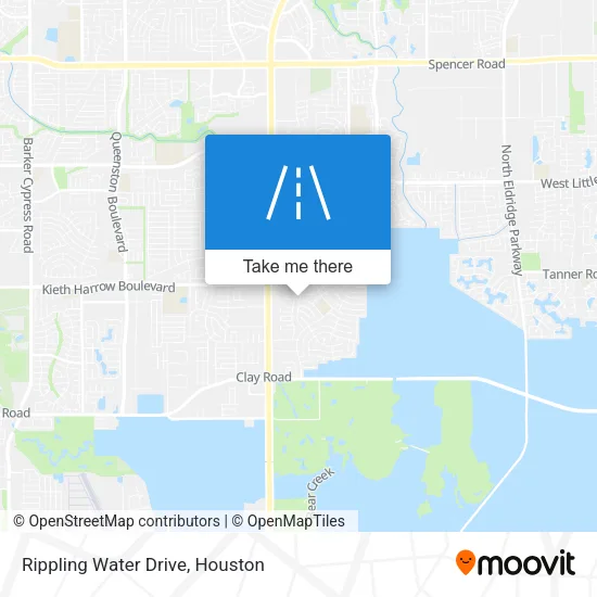 Rippling Water Drive map