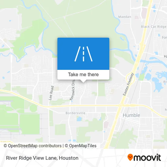 River Ridge View Lane map