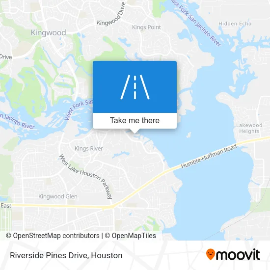 Riverside Pines Drive map