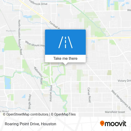 Roaring Point Drive map