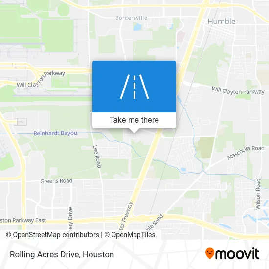 Rolling Acres Drive map
