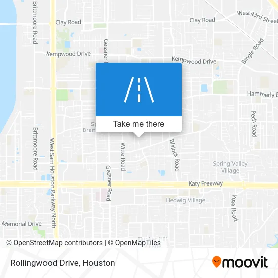 Rollingwood Drive map