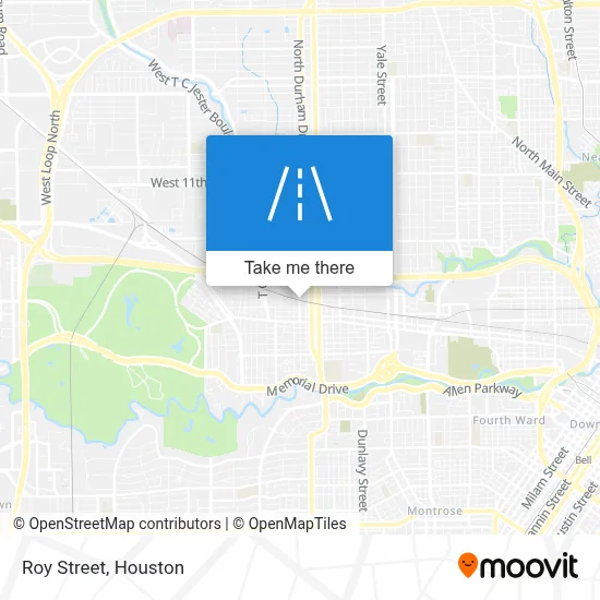 Roy Street map
