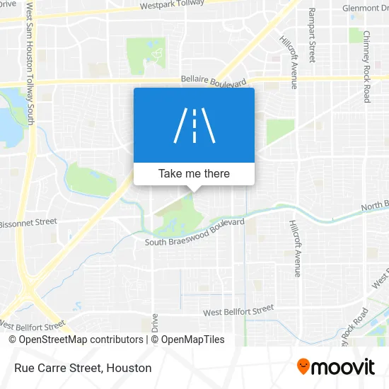 Rue Carre Street map