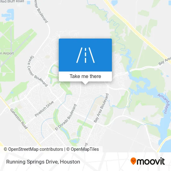 Running Springs Drive map