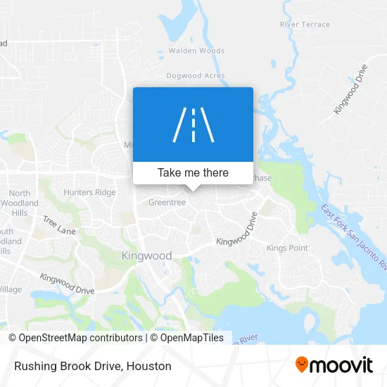 Rushing Brook Drive map