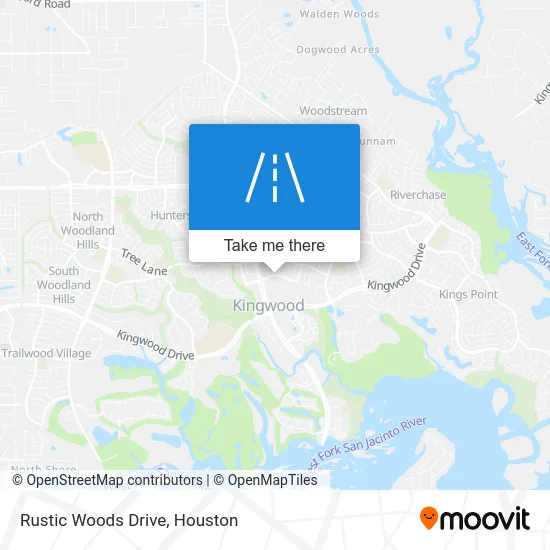 Rustic Woods Drive map