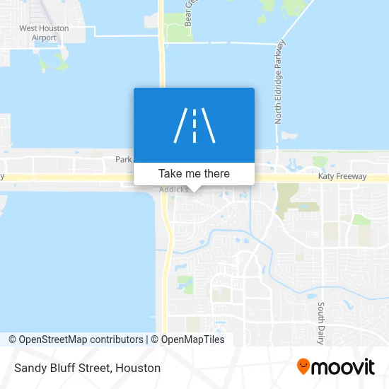 Sandy Bluff Street map
