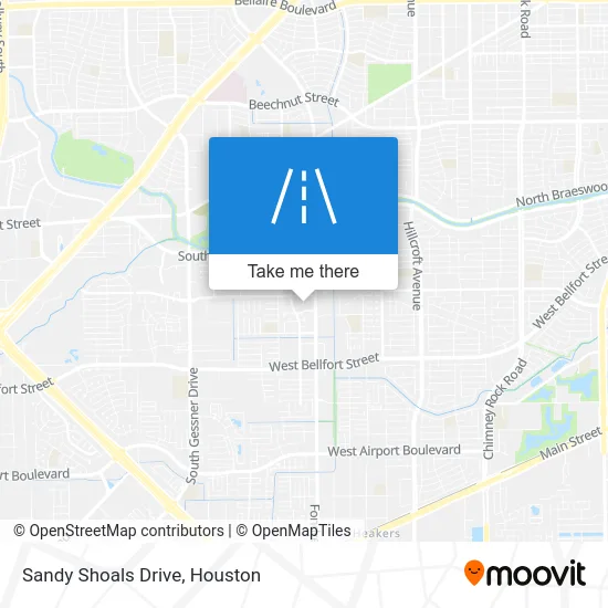 Sandy Shoals Drive map