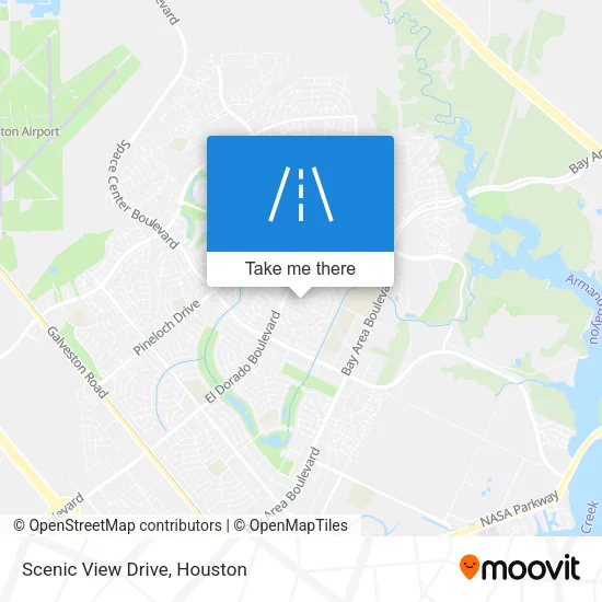 Scenic View Drive map