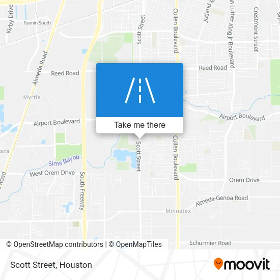 Scott Street map
