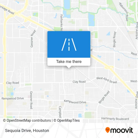 Sequoia Drive map
