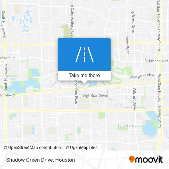 Shadow Green Drive map