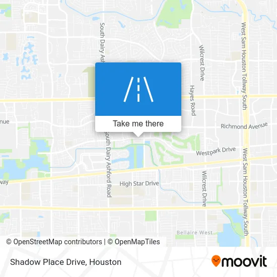 Shadow Place Drive map