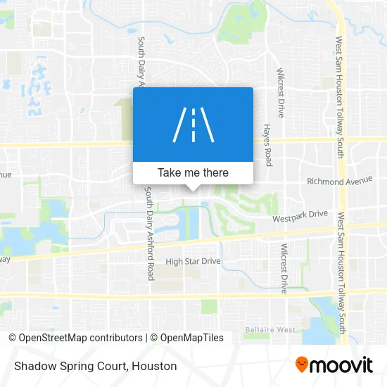 Shadow Spring Court map