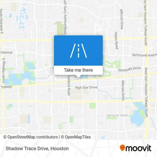 Shadow Trace Drive map