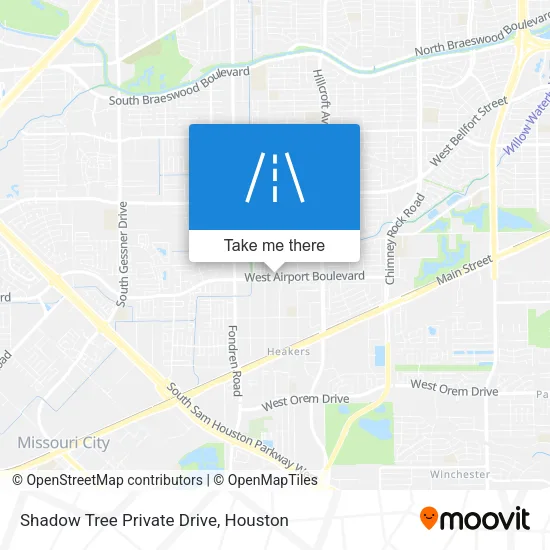 Shadow Tree Private Drive map