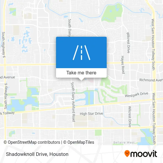 Shadowknoll Drive map